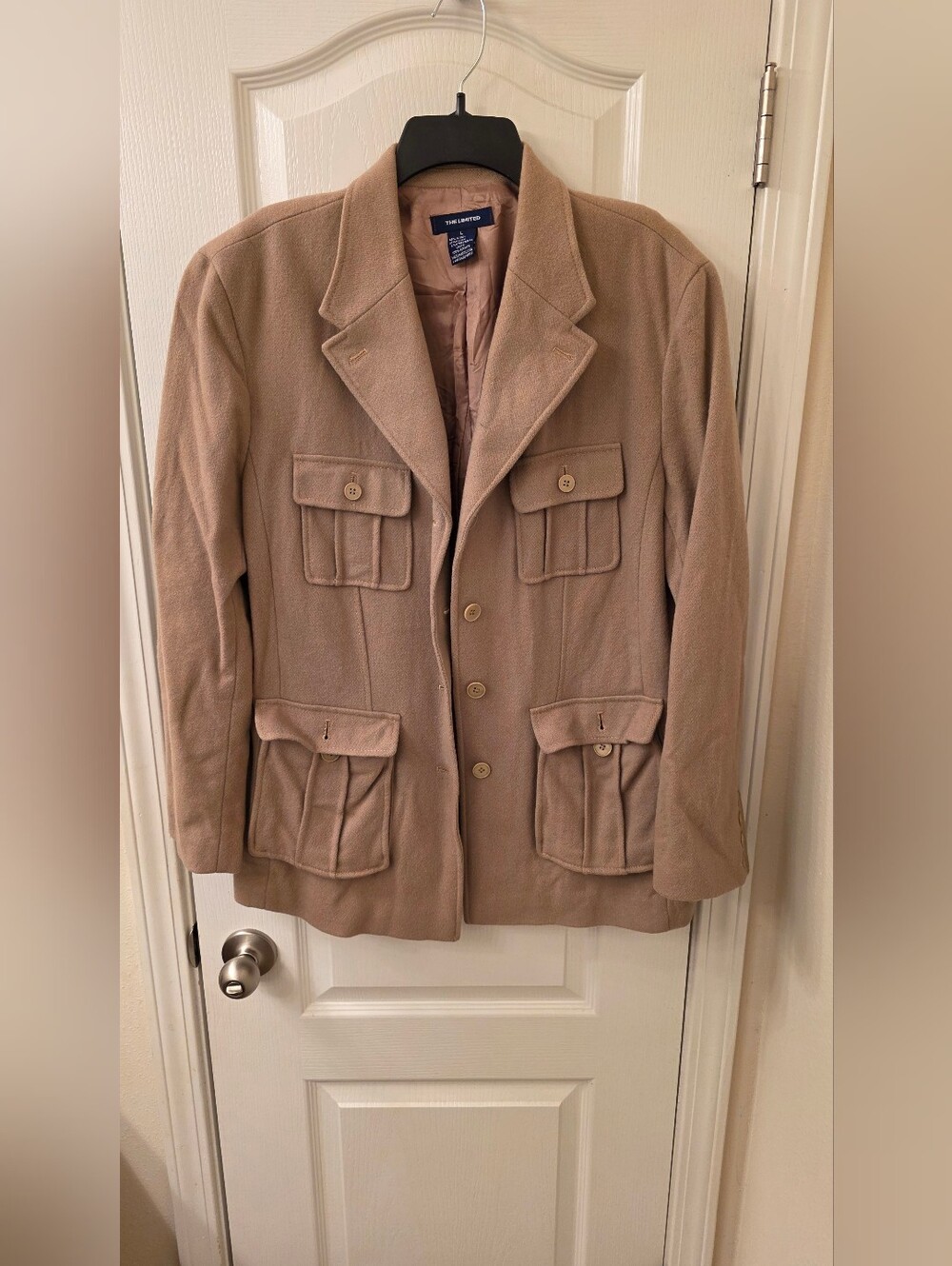 The Limited Women's Tan Pea Coat